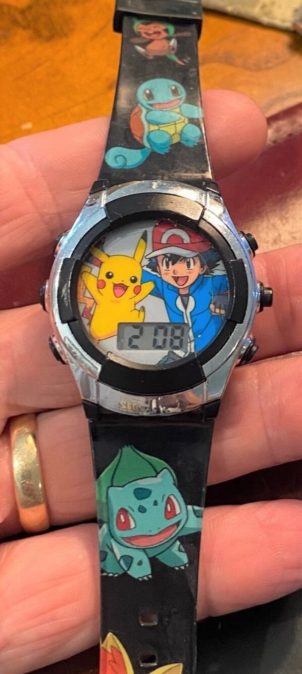 Child's 40mm Pokemon Watch by Accutime Watch, LCD Digital